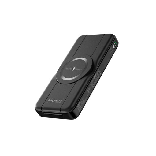 پاوربانک (PD و فست شارژ) Promate 20W 10000mAh مدل PowerPack-Fold - مشکی