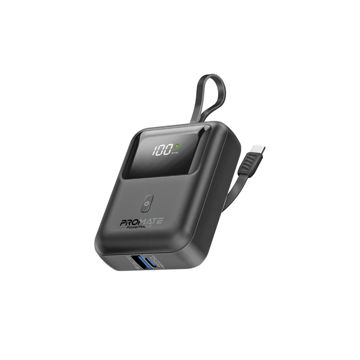 پاوربانک (PD و فست شارژ) Promate 35W 10000mAh مدل PowerPod-10 - مشکی