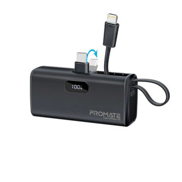 پاوربانک (PD و فست شارژ) Promate 20W 5000mAh مدل NanoPack-5 - مشکی