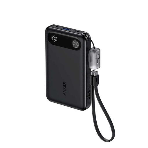 پاوربانک (PD و فست شارژ) Anker 22.5W 10000mAh مدل A1257 - مشکی