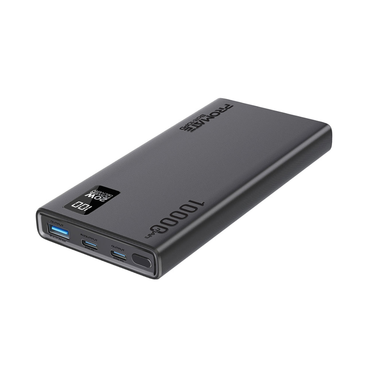 پاوربانک (PD و فست شارژ) Promate 20W 10000mAh مدل Bolt-10PD - مشکی