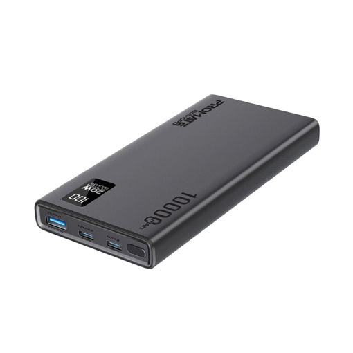 پاوربانک (PD و فست شارژ) Promate 20W 10000mAh مدل Bolt-10PD - مشکی