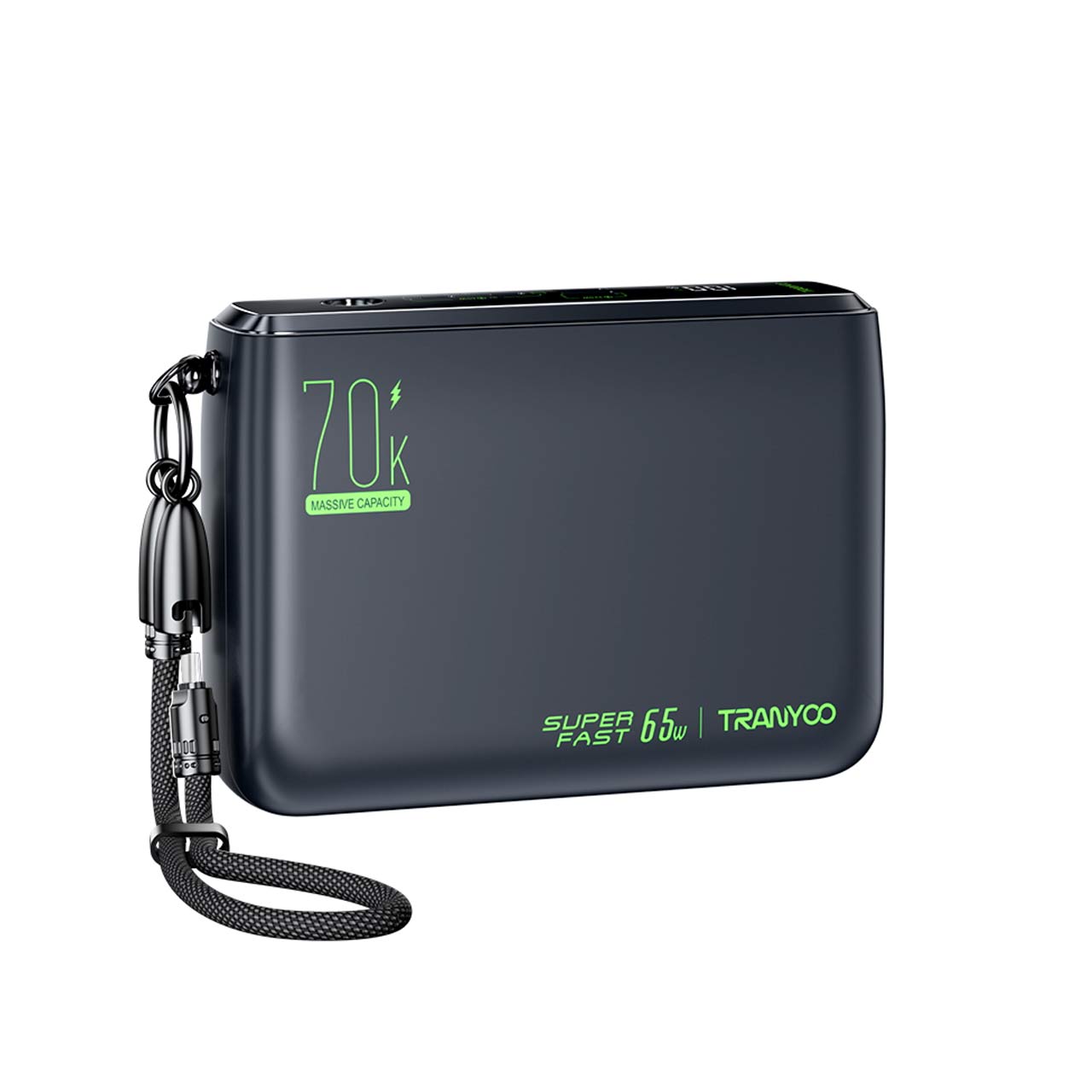 پاوربانک (فست شارژ) Tranyoo 65W 70000mAh مدل T-L7 - مشکی