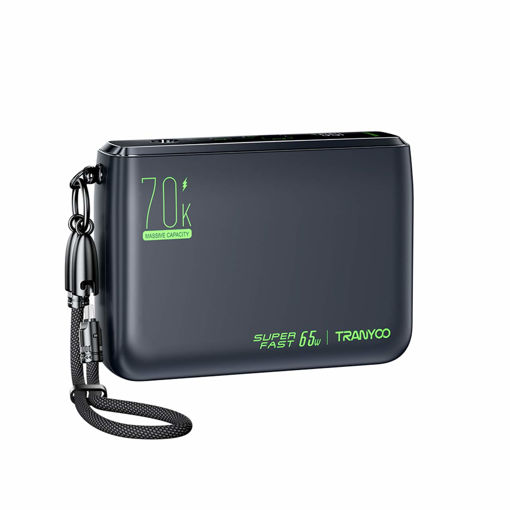 پاوربانک (فست شارژ) Tranyoo 65W 70000mAh مدل T-L7 - مشکی