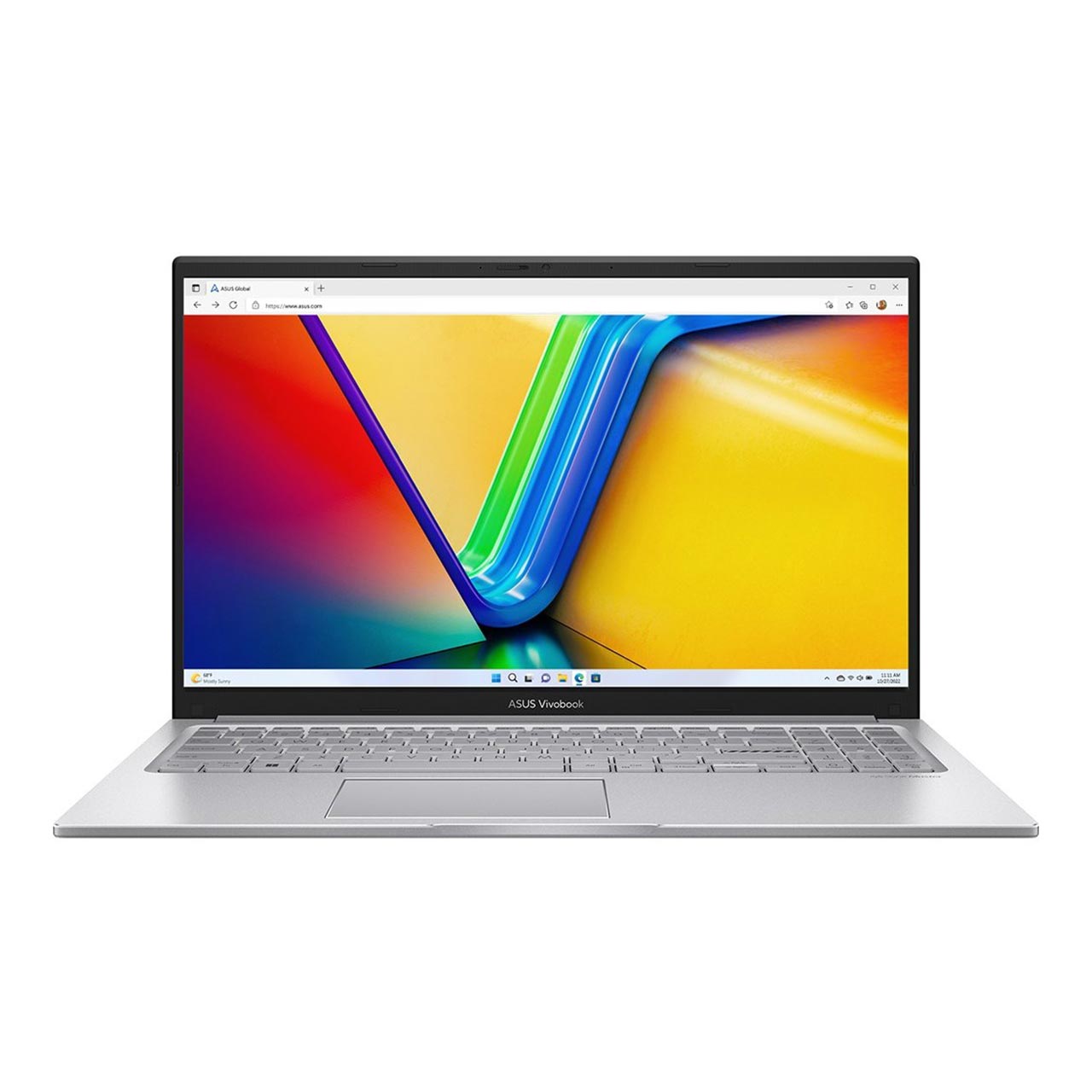 لپ تاپ ایسوس 15.6 اینچی FHD مدل Intel i5 - VivoBook X1504VA-NJ380 رم 8GB حافظه 512GB SSD گرافیک Integrated - نقره ای - Windows 11 - (به همراه کیف)
