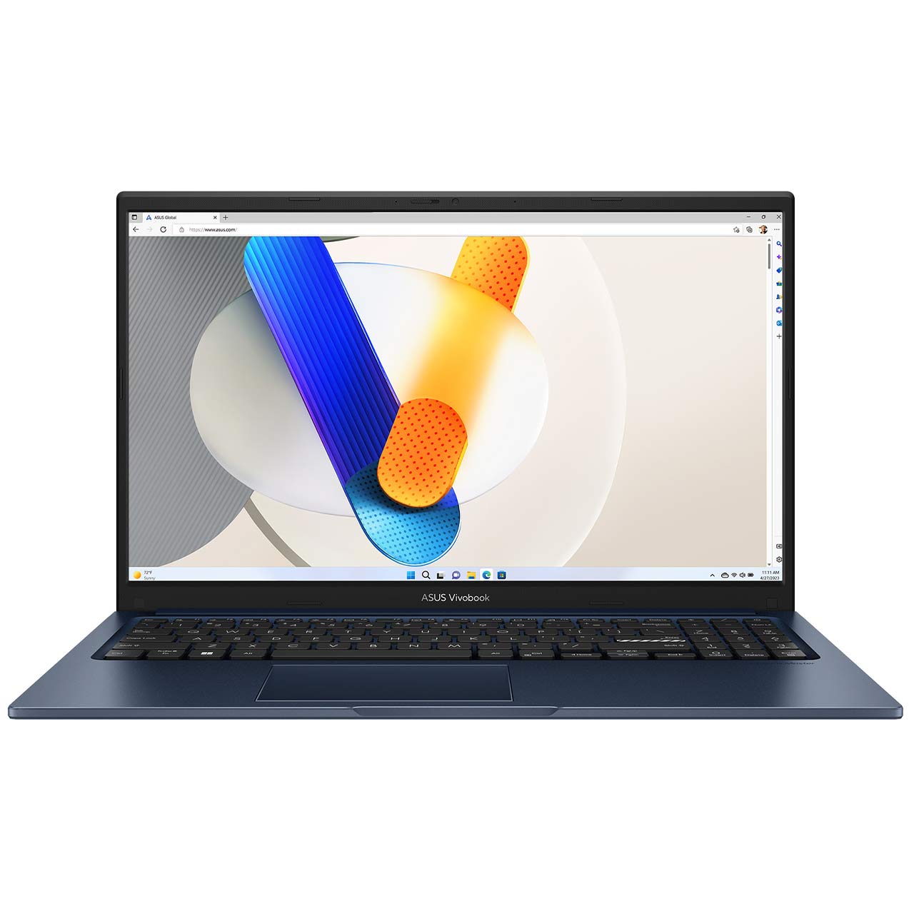 لپ تاپ ایسوس 15.6 اینچی FHD مدل Intel i7 - VivoBook A1504VA-BQ934 رم 8GB حافظه 1TB SSD گرافیک Integrated - آبی - ارتقاء یافته - Windows 11 (به همراه کیف)