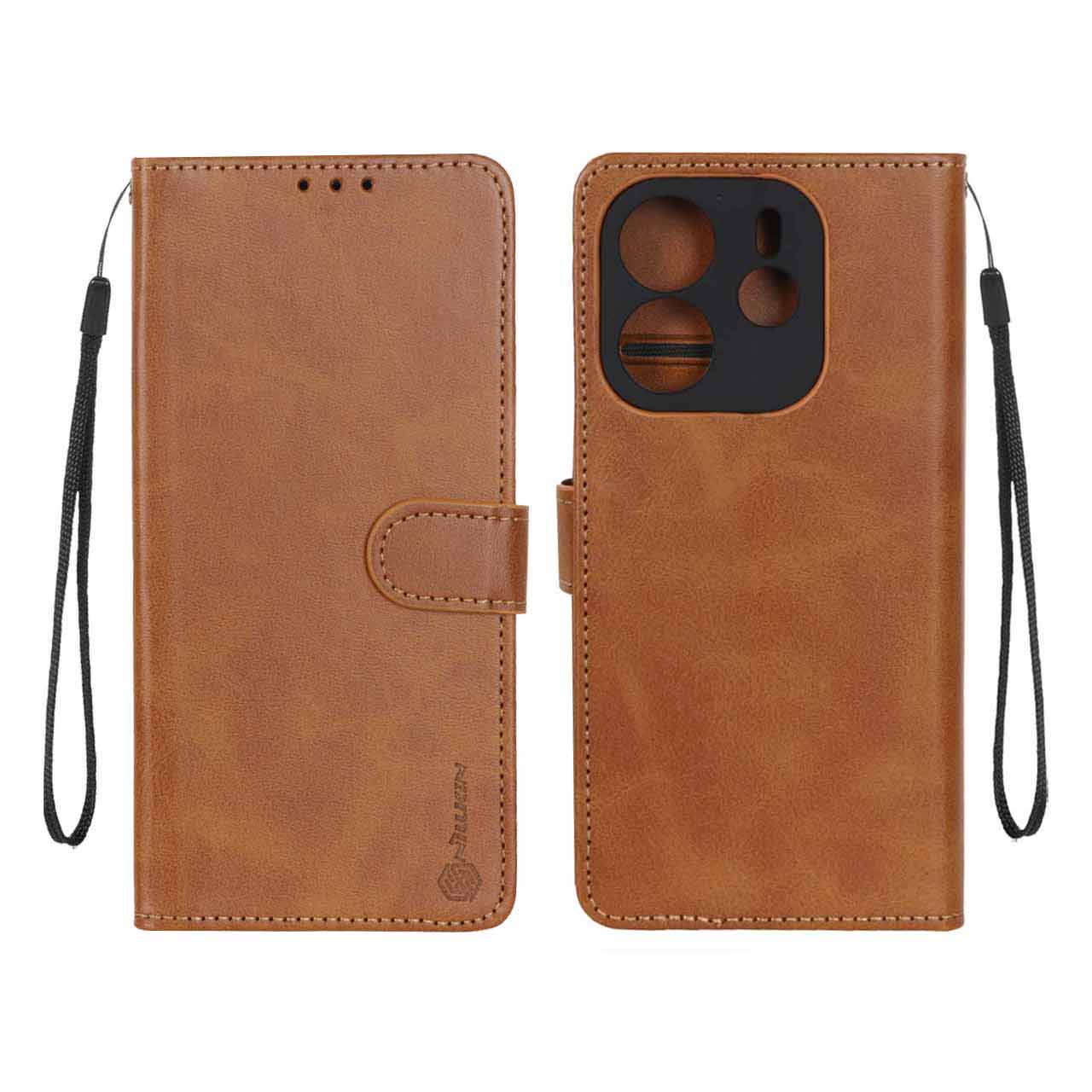 کیف موبایل مگنتی Nillkin مدل Xiaomi Redmi Note 14 4G - عسلی