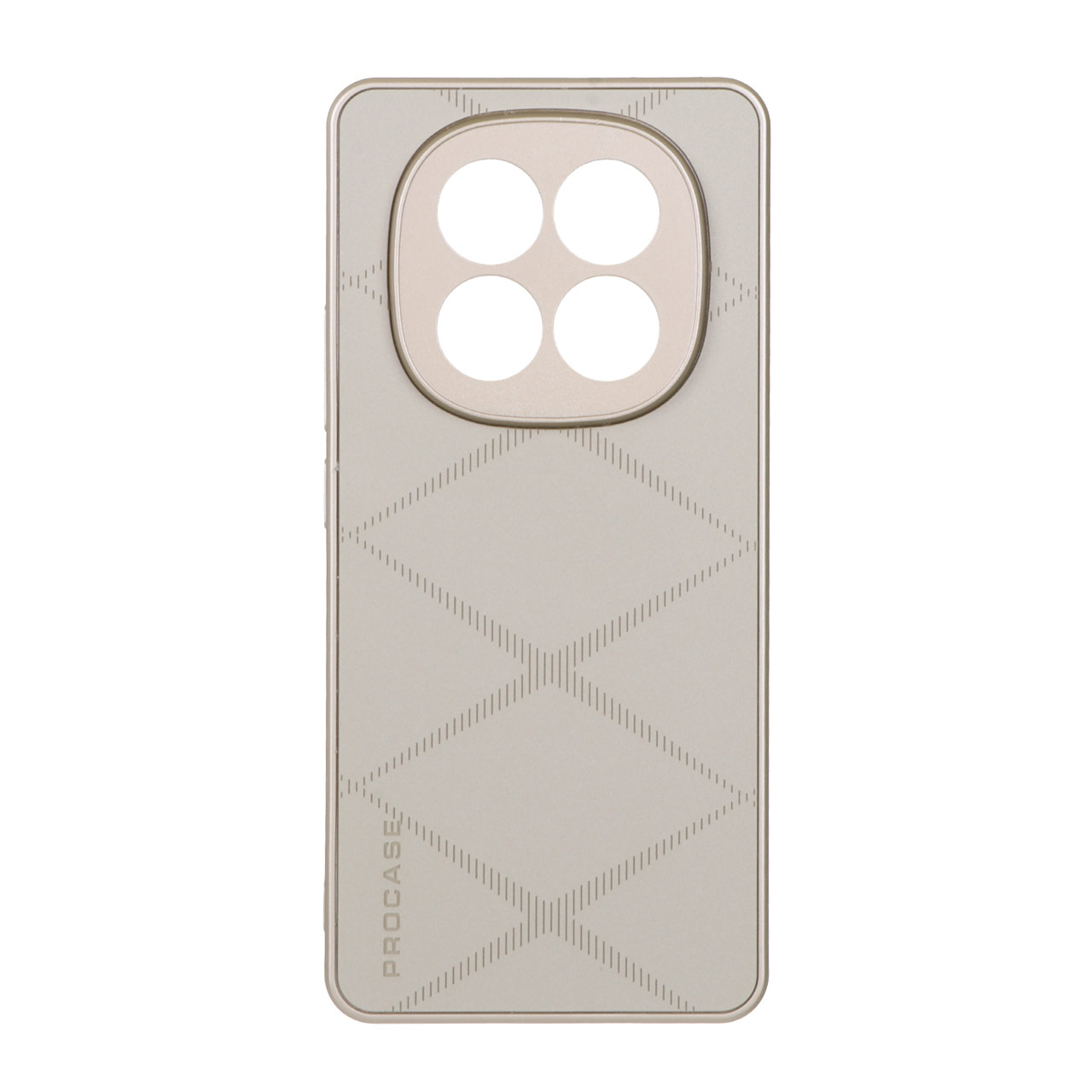 قاب Case Pro PVD طرح لوزی Xiaomi Redmi Note 14 Pro 5G / Redmi Note 14 Pro Plus 5G - طلایی
