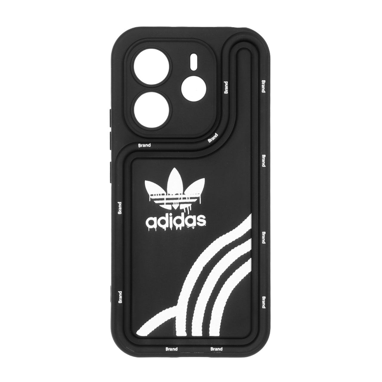 قاب Solid Case منحنی Brand مدل Xiaomi Redmi Note 14 4G