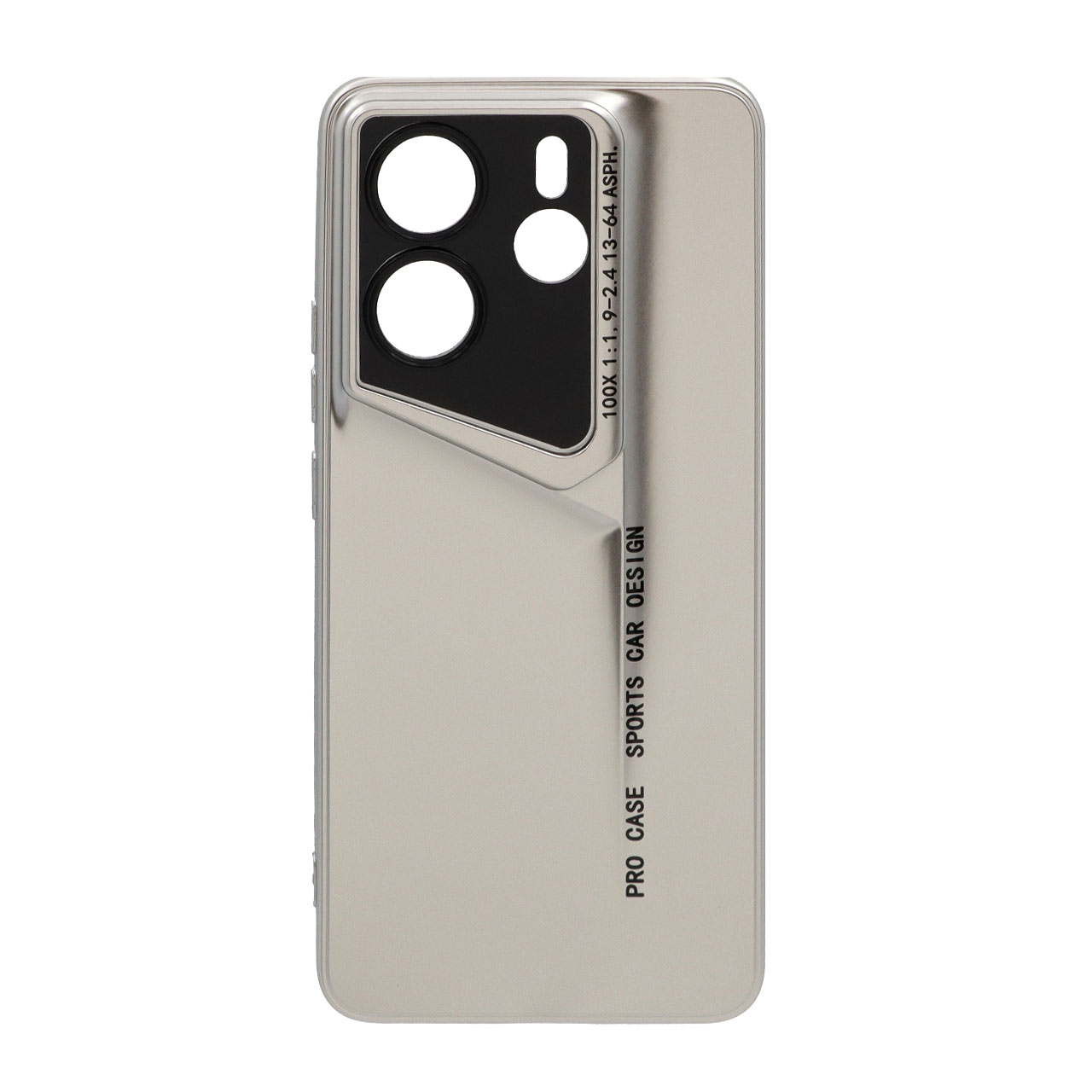 قاب Sports Design متالیک Xiaomi Redmi Note 14 4G - نقره ای