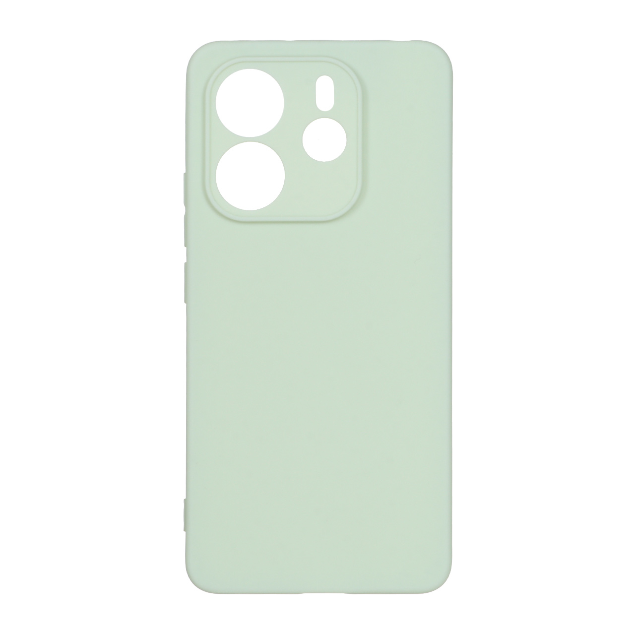 قاب طرح سیلیکون لنز برجسته Xiaomi Redmi Note 14 4G - سبز روشن