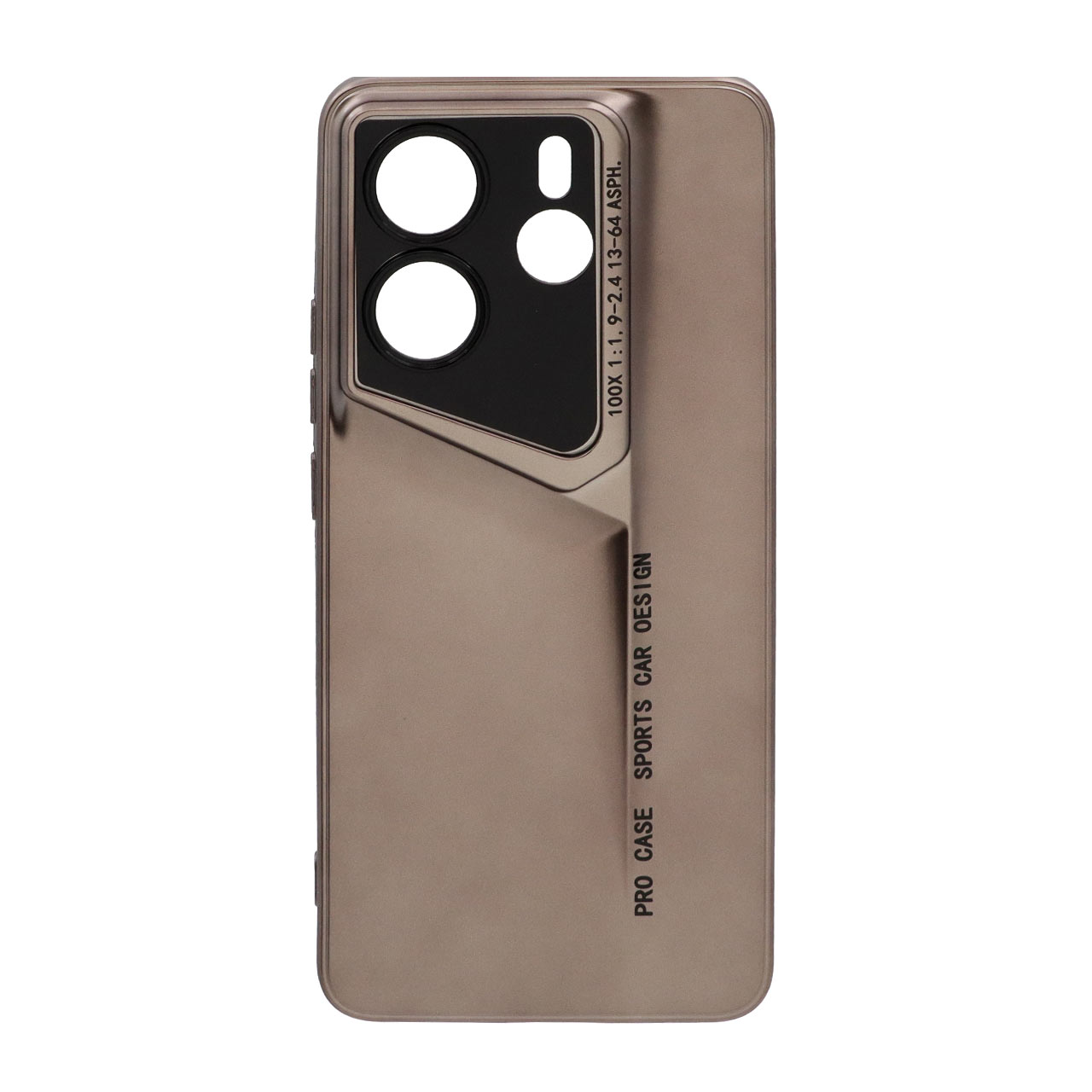 قاب Sports Design متالیک Xiaomi Redmi Note 14 4G - بژ