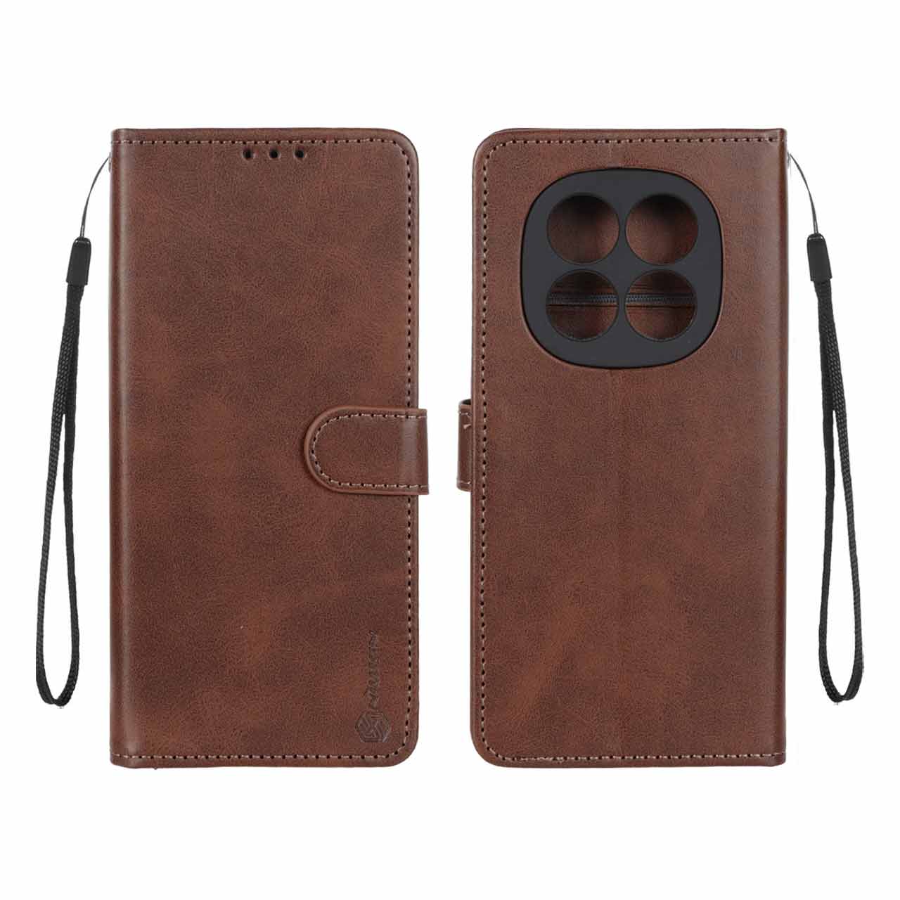 کیف موبایل مگنتی Nillkin مدل Xiaomi Redmi Note 14 Pro 5G / Redmi Note 14 Pro Plus 5G - قهوه ای