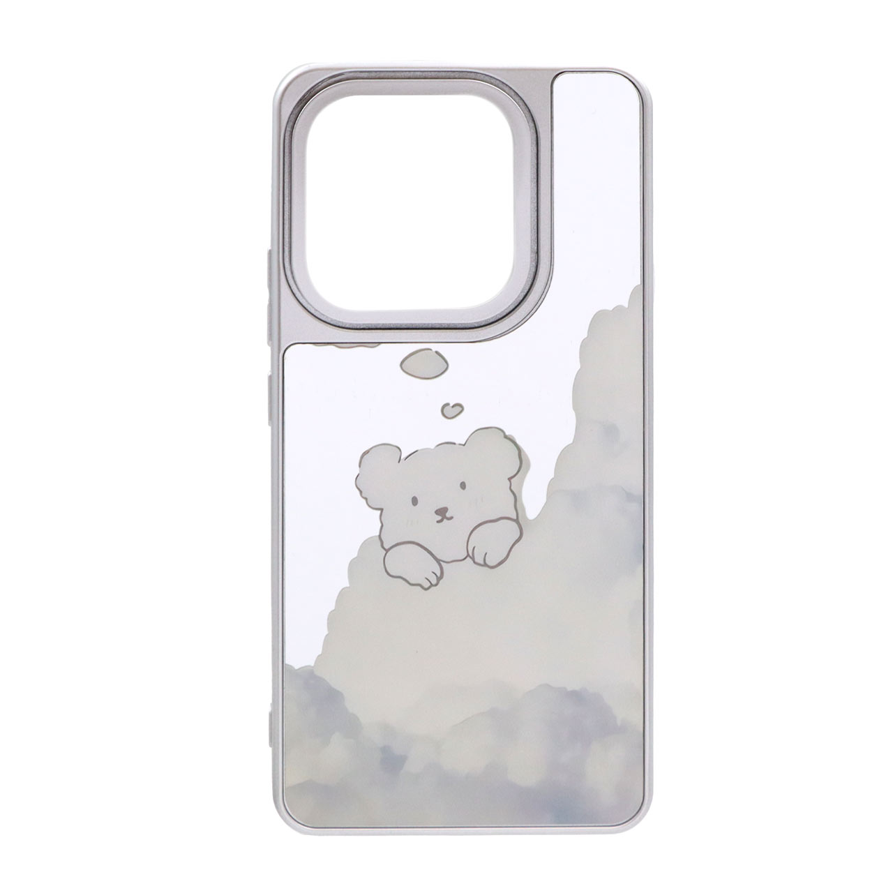 قاب Silver آینه ای طرح دار Xiaomi Redmi Note 14 4G