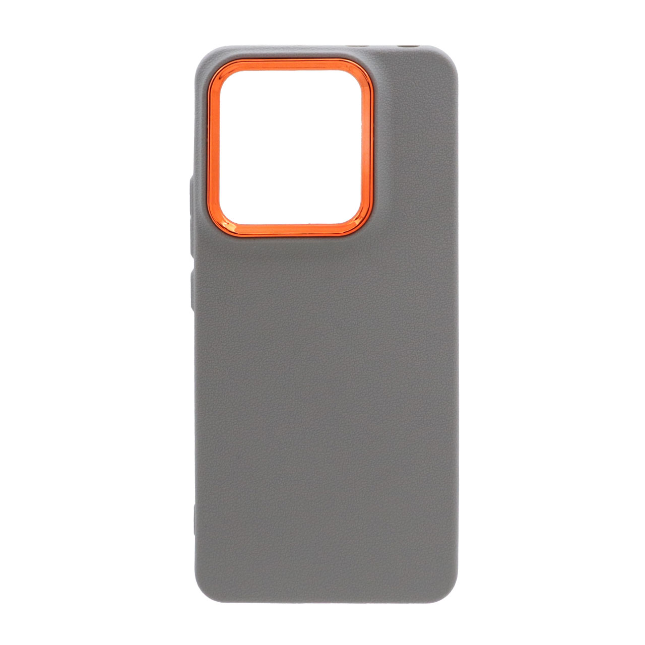 قاب Texture لنز متال Xiaomi Redmi Note 14 4G - خاکستری