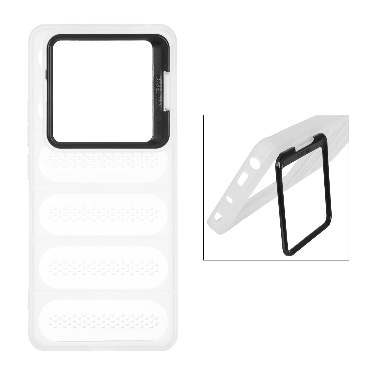 قاب Case Pro استندشو Mesh مدل Xiaomi Redmi Note 14 Pro 5G / Redmi Note 14 Pro Plus 5G - سفید