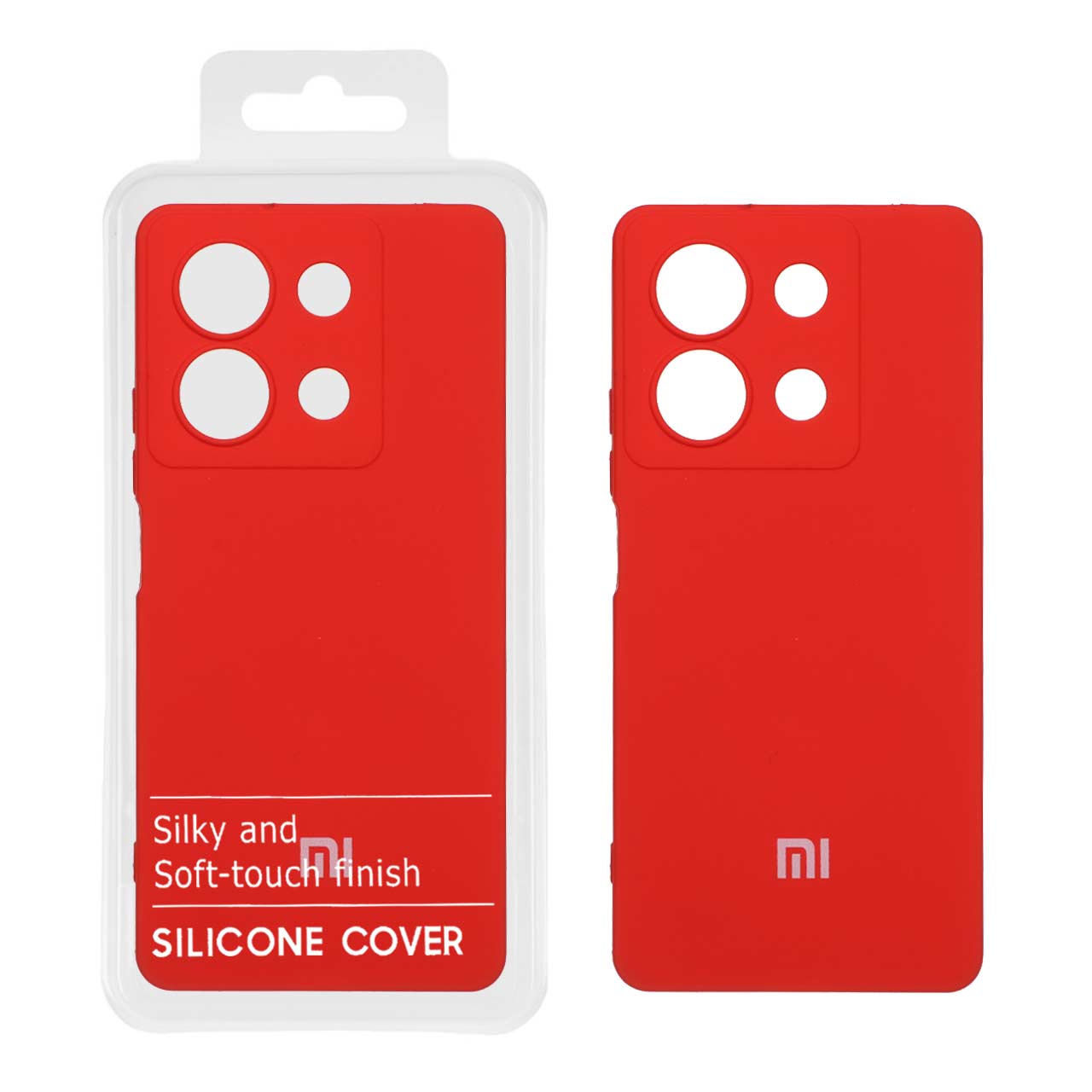 قاب سیلیکونی HighCopy مدل Xiaomi Redmi Note 13 4G - قرمز