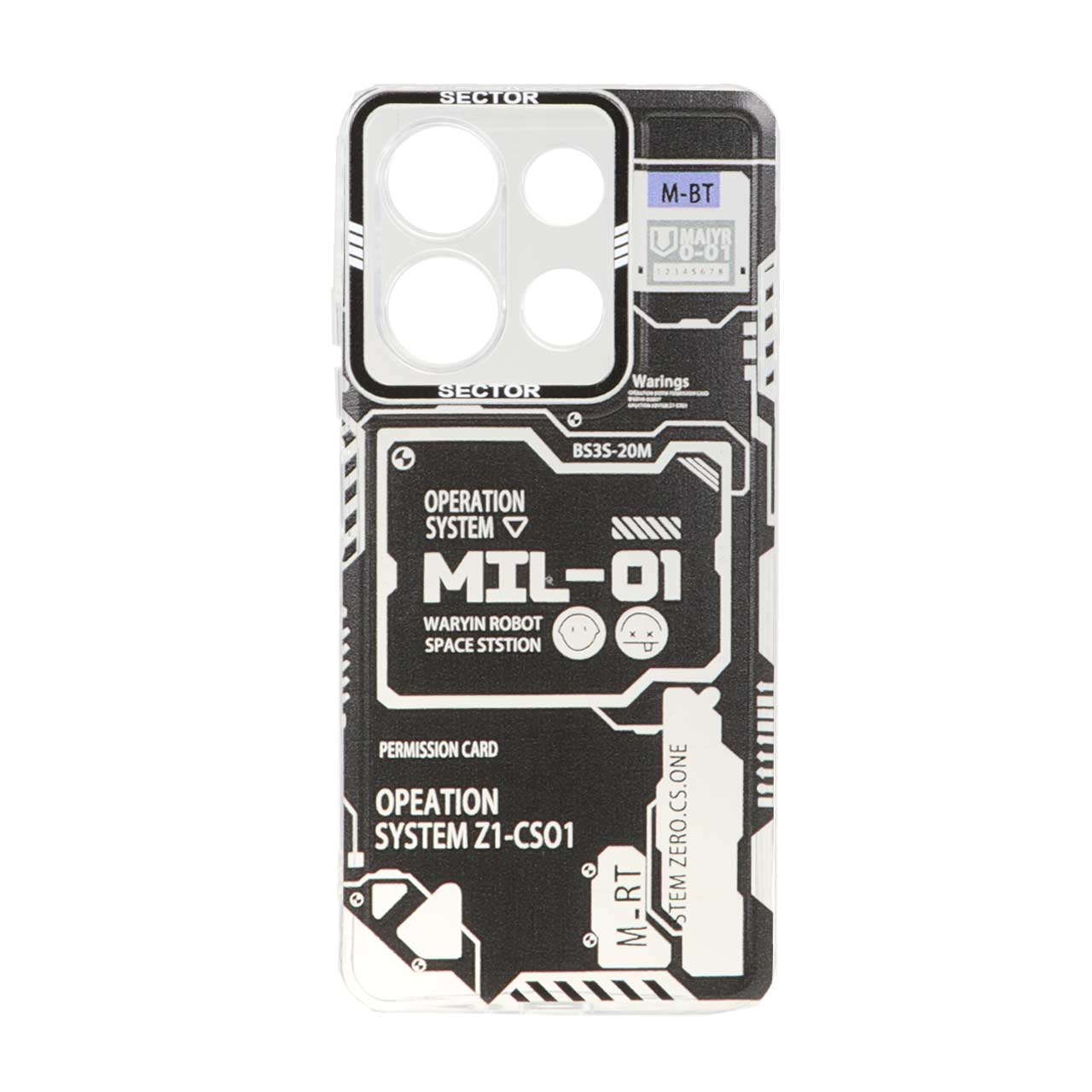 قاب ژله ای طرح دار SECTOR مدل Xiaomi Redmi Note 13 4G
