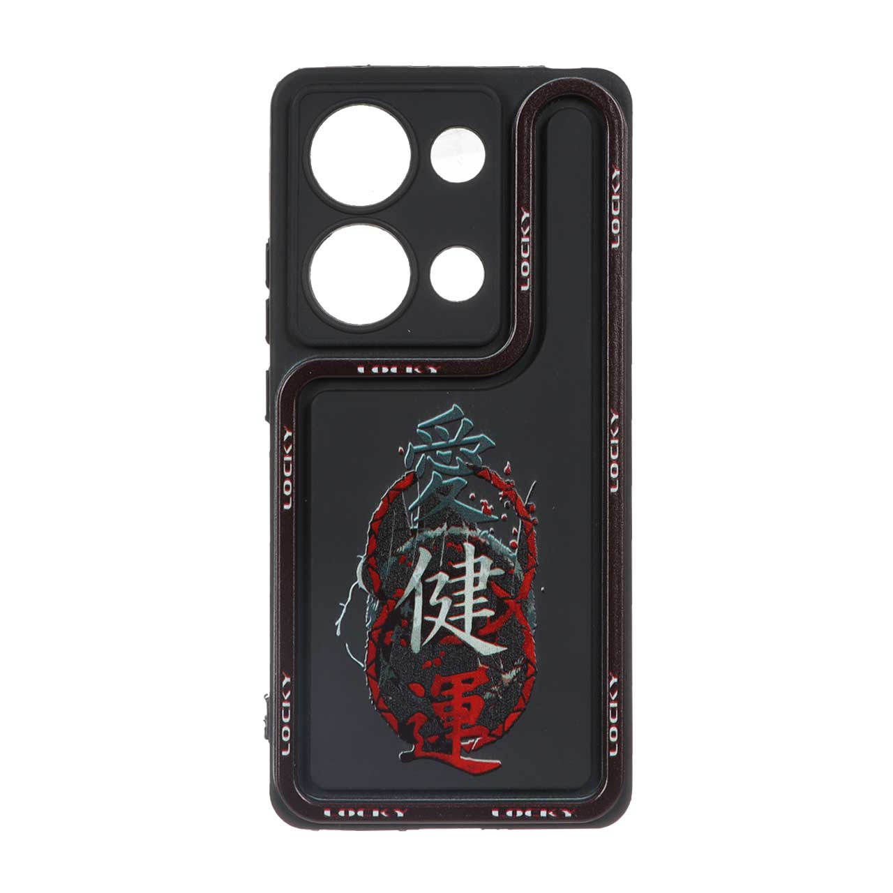قاب Solid Case منحنی LUCKY طرح دار Xiaomi Redmi Note 13 Pro 4G / Poco M6 Pro 4G