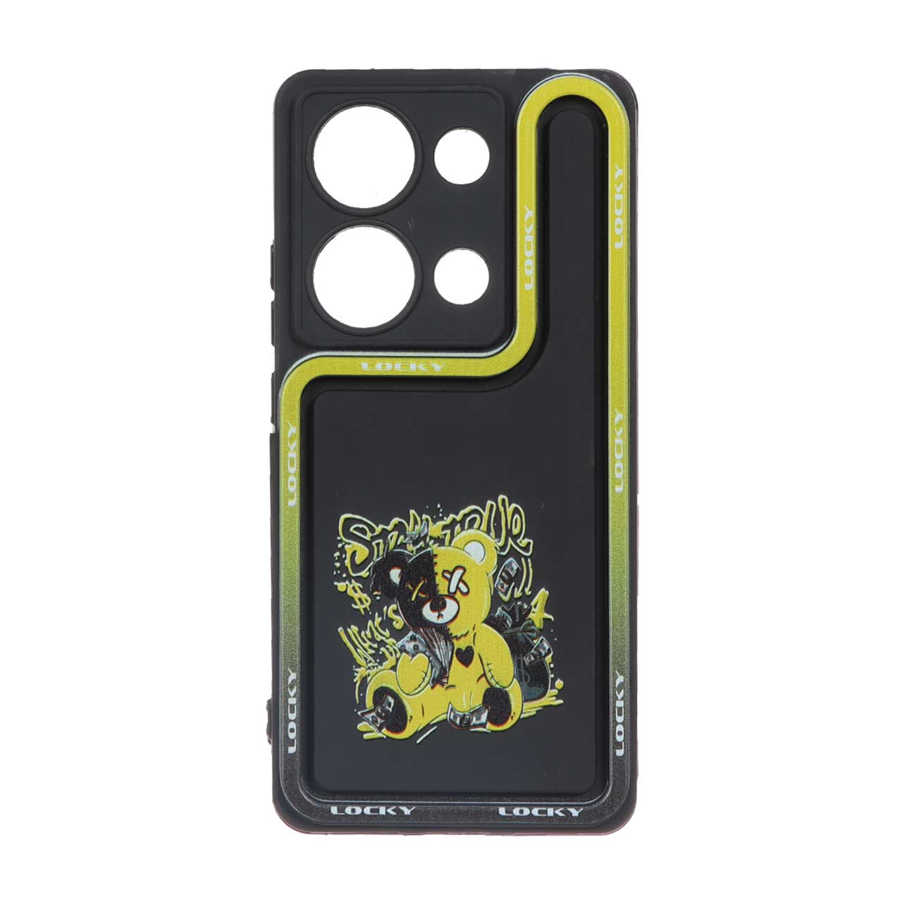 قاب Solid Case منحنی LUCKY طرح دار Xiaomi Redmi Note 13 Pro 4G / Poco M6 Pro 4G