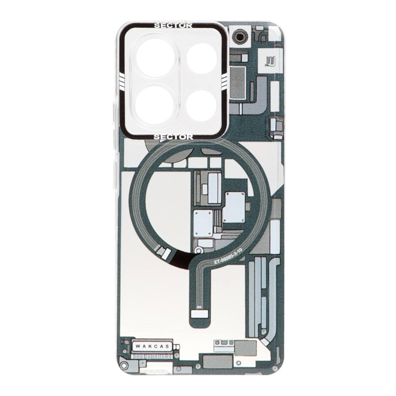 قاب ژله ای طرح دار SECTOR مدل Xiaomi Redmi Note 13 4G