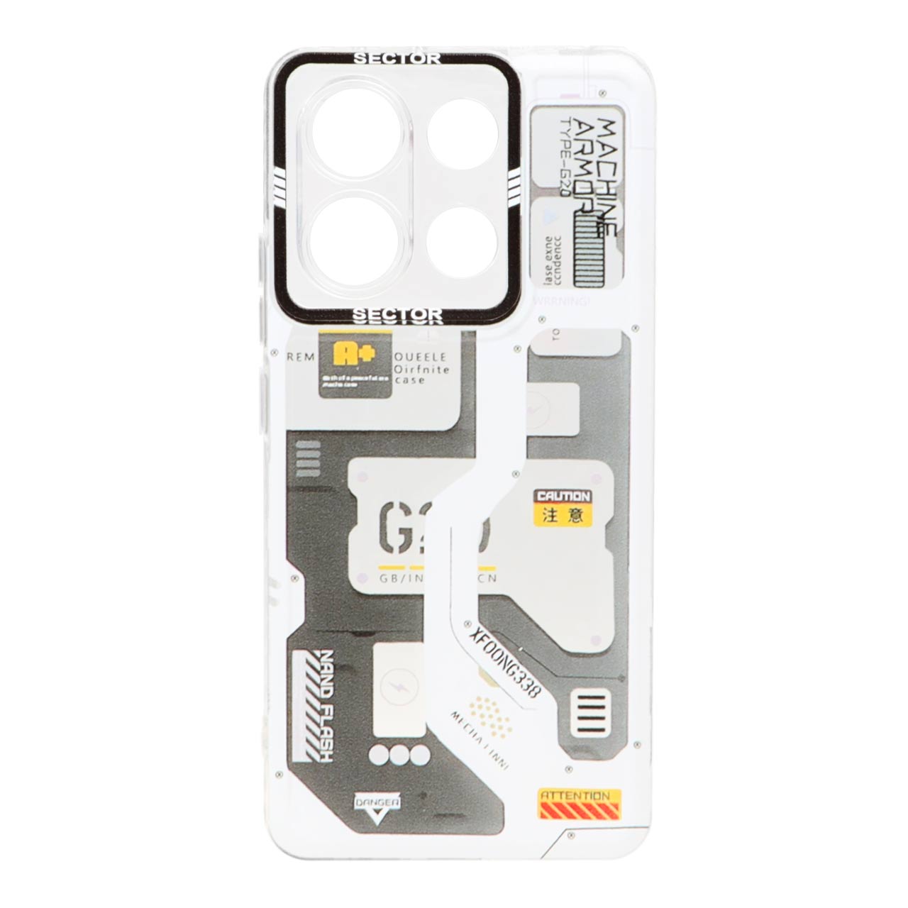 قاب ژله ای طرح دار SECTOR مدل Xiaomi Redmi Note 13 4G