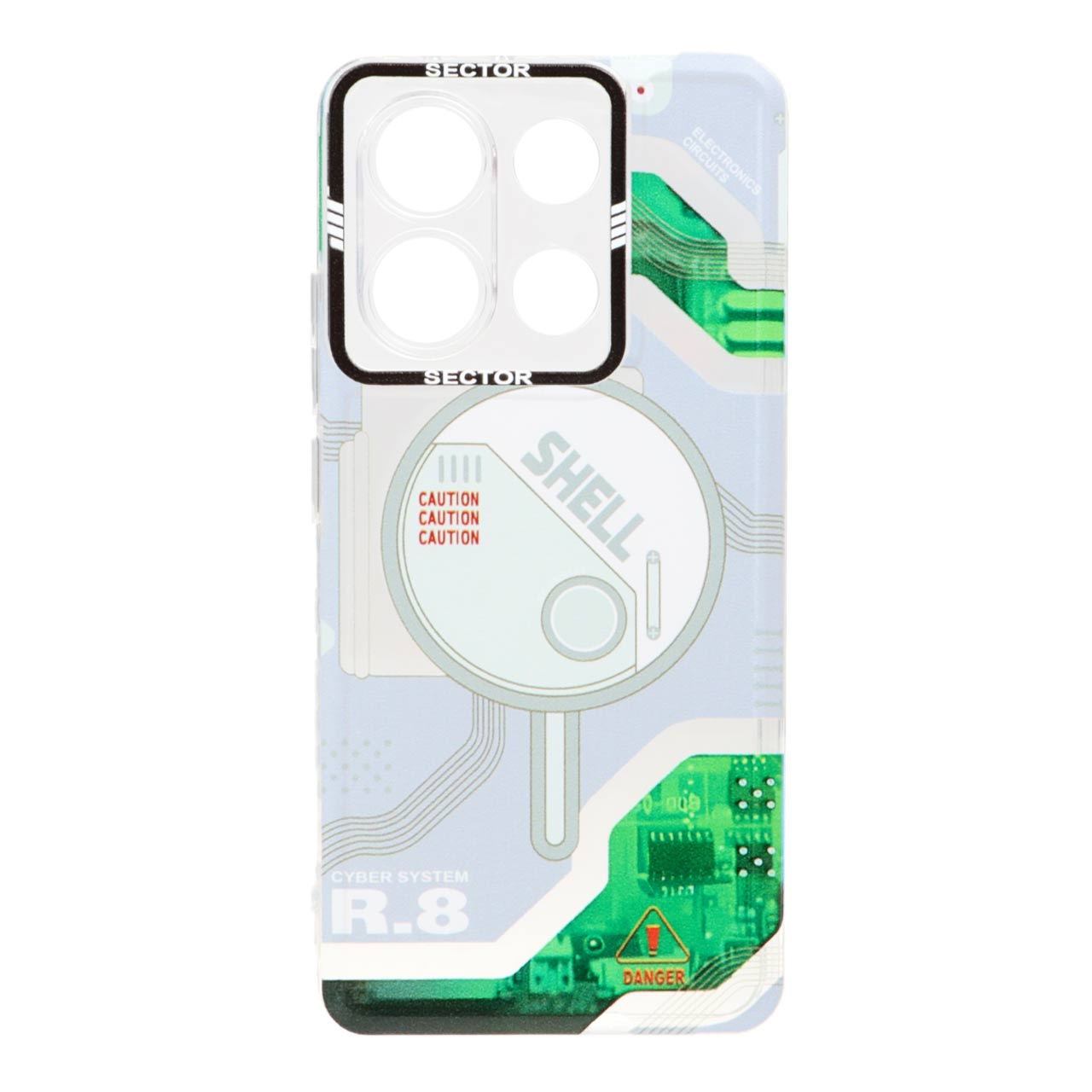 قاب ژله ای طرح دار SECTOR مدل Xiaomi Redmi Note 13 4G