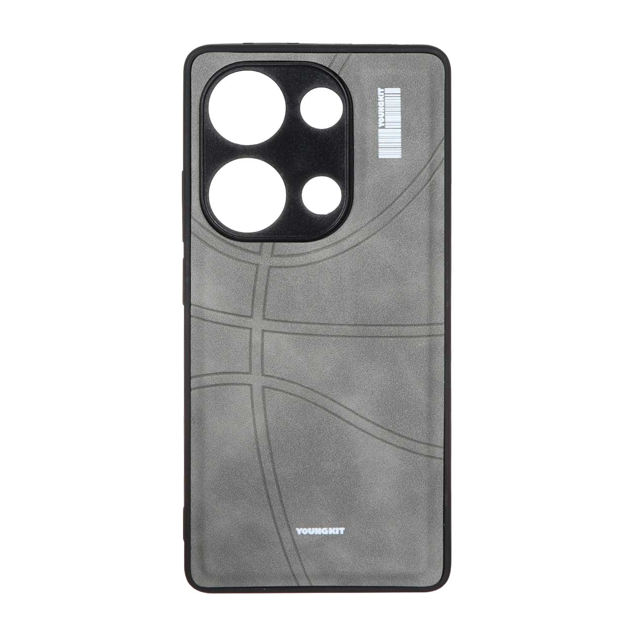 قاب طرح جیر بسکتبالی Xiaomi Redmi Note 13 Pro 4G / Poco M6 Pro 4G - طوسی