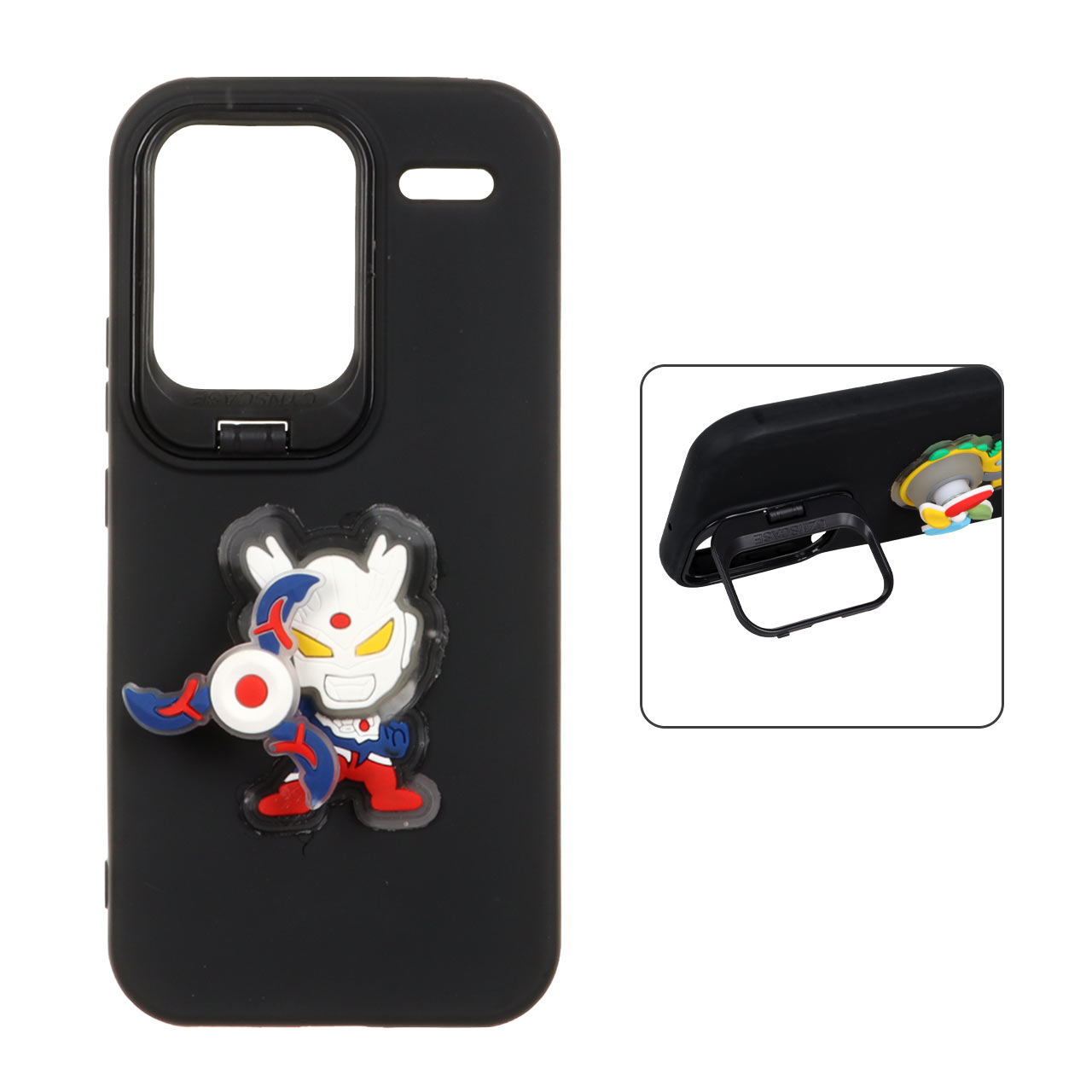 قاب Case Pro عروسک فرفره ای لنز استندشو Xiaomi Redmi Note 13 Pro Plus 5G