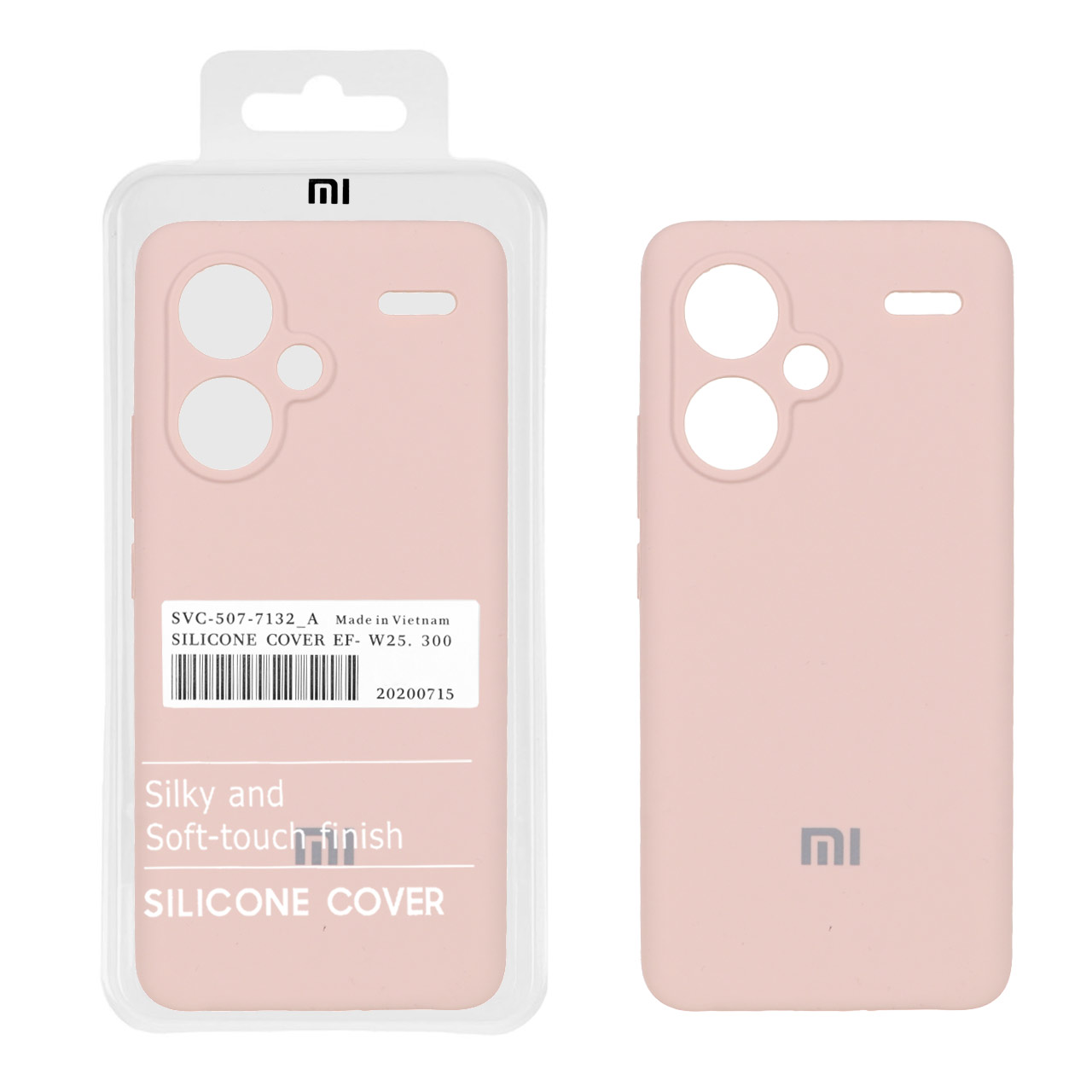 قاب سیلیکونی پاک کنی اورجینال درجه یک Xiaomi Redmi Note 13 Pro Plus 5G - کالباسی