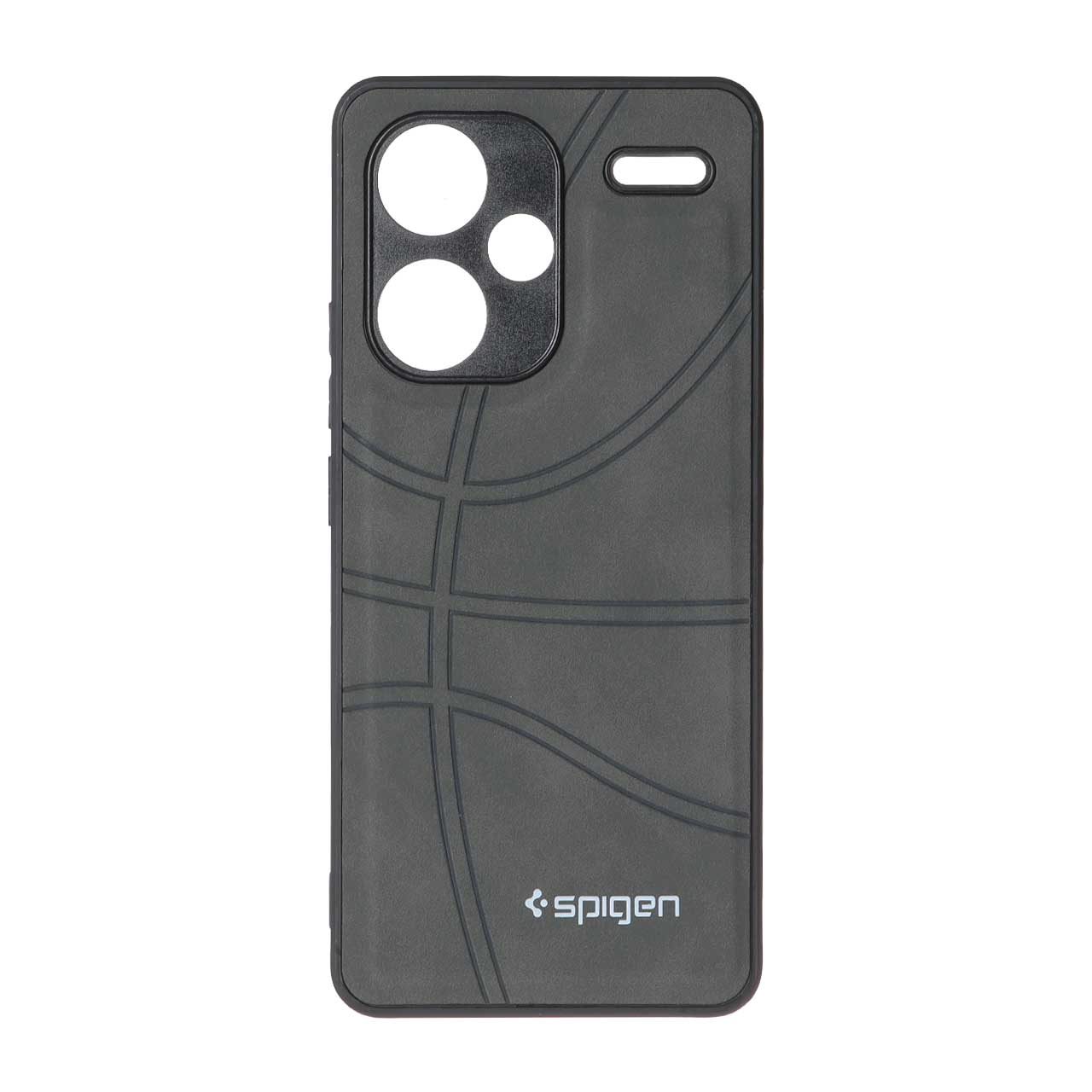 قاب طرح جیر Spigen بسکتبالی Xiaomi Redmi Note 13 Pro Plus 5G - خاکستری