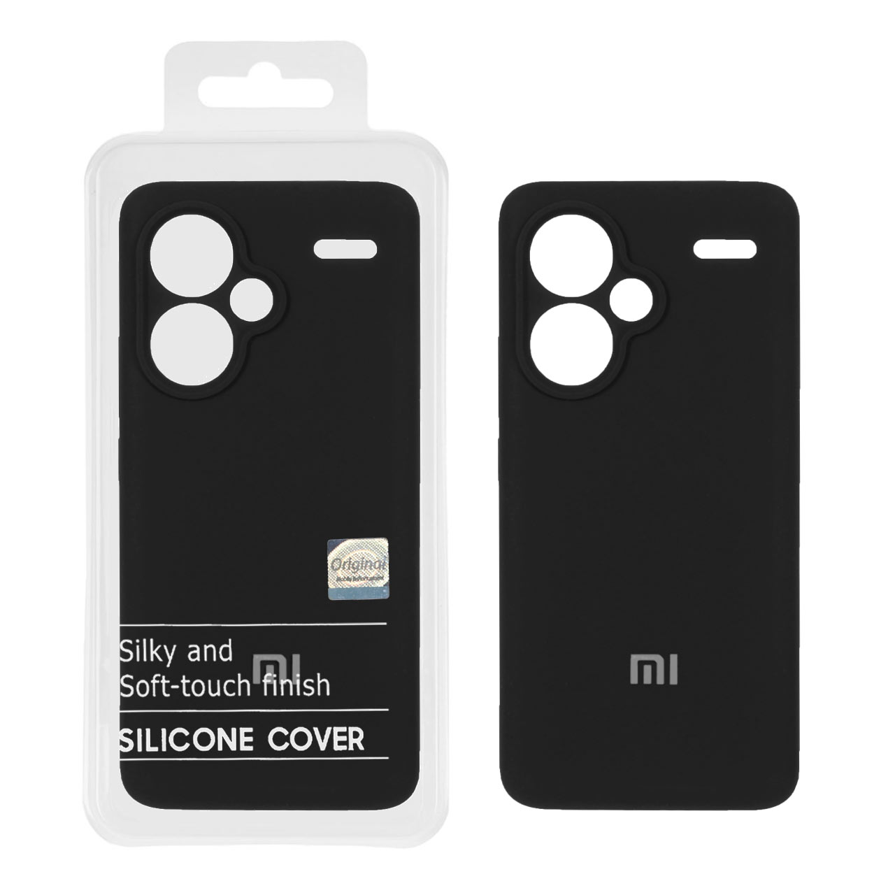 قاب سیلیکونی پاک کنی اورجینال Master Quality مدل Xiaomi Redmi Note 13 Pro Plus 5G - مشکی