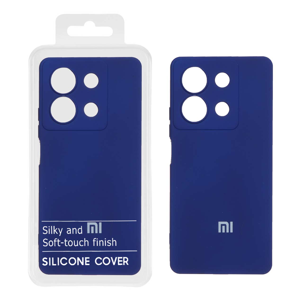 قاب سیلیکونی HighCopy مدل Xiaomi Redmi Note 13 4G - آبی کاربنی