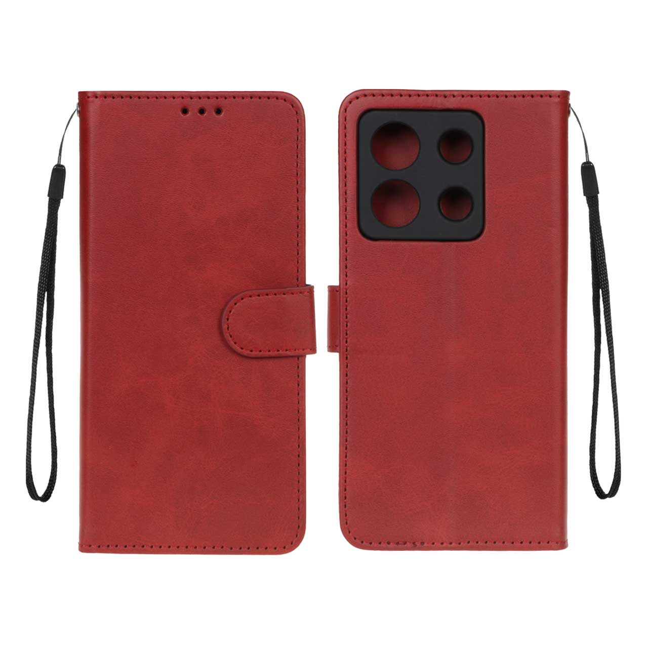 کیف موبایل مگنتی Xiaomi Redmi Note 13 4G - قرمز