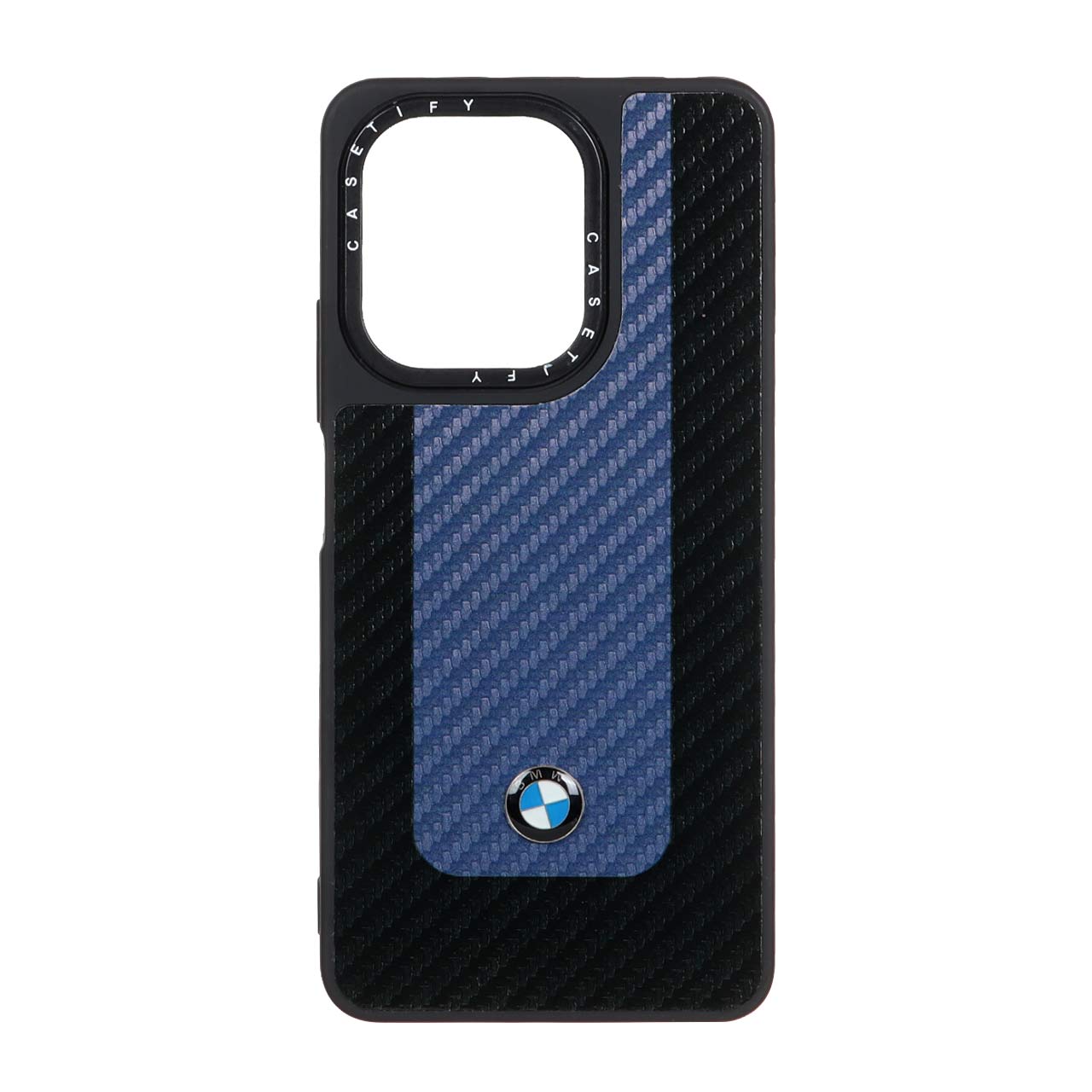 قاب طرح کربن Car Logo مدل Xiaomi Redmi Note 13 4G - آبی تیره