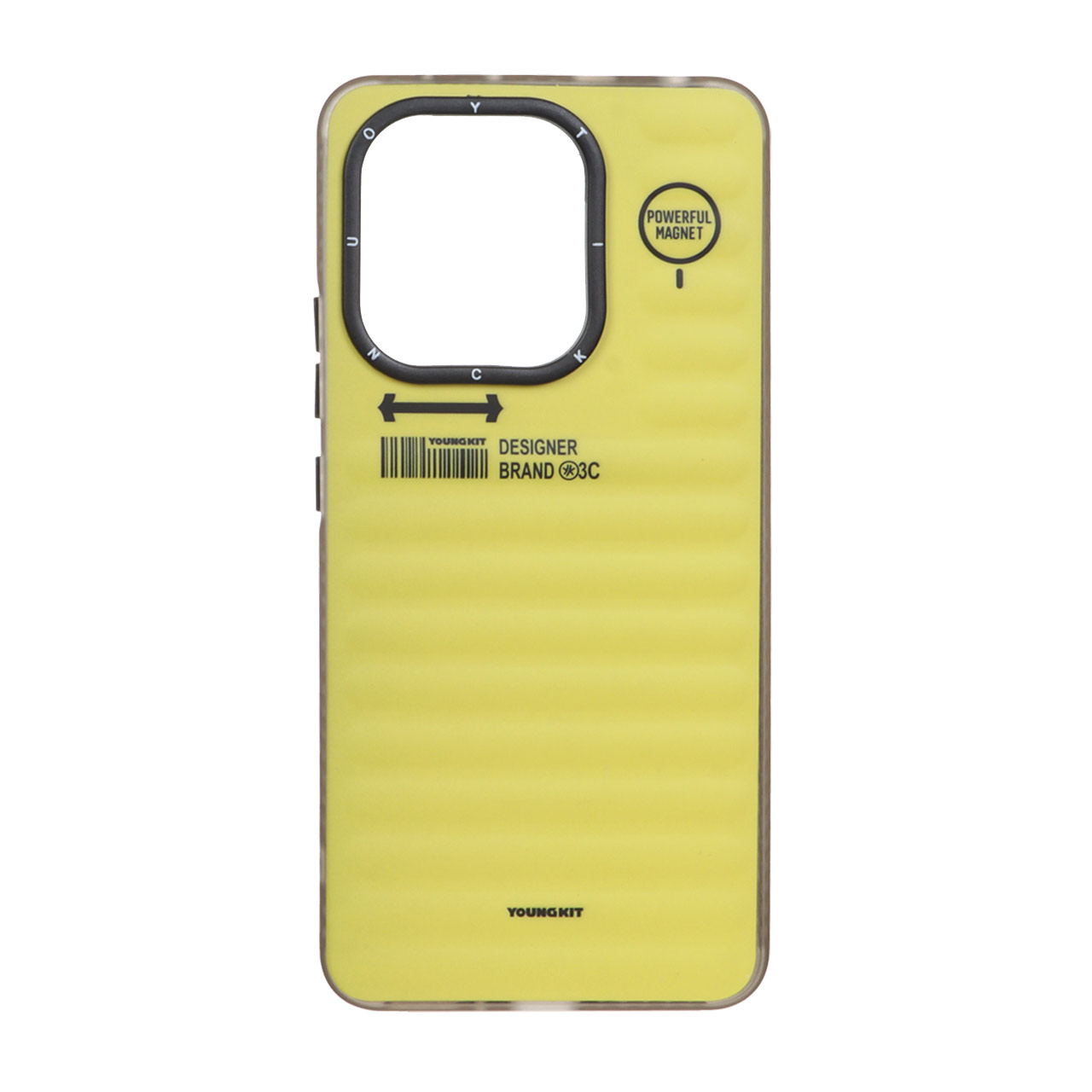 قاب یانگ کیت دور مات Xiaomi Redmi Note 13 4G - زرد