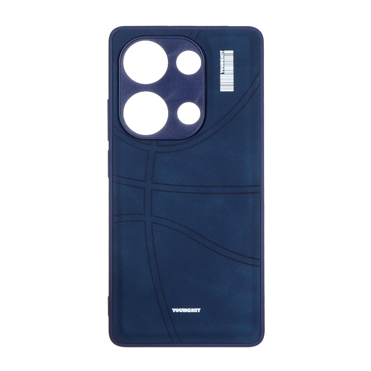 قاب طرح جیر بسکتبالی Xiaomi Redmi Note 13 Pro 4G / Poco M6 Pro 4G - سرمه ای