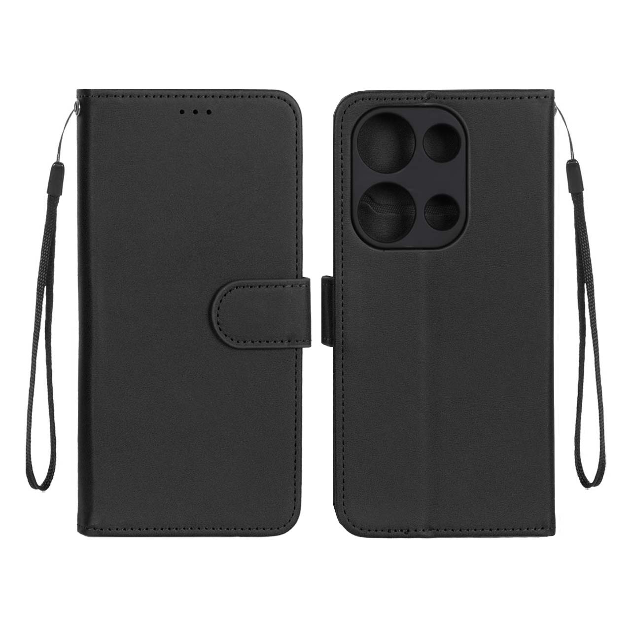 کیف موبایل مگنتی Xiaomi Redmi Note 13 Pro 4G / Poco M6 Pro 4G - مشکی