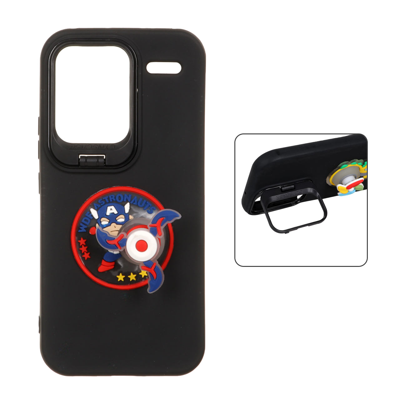 قاب Case Pro عروسک فرفره ای لنز استندشو Xiaomi Redmi Note 13 Pro Plus 5G