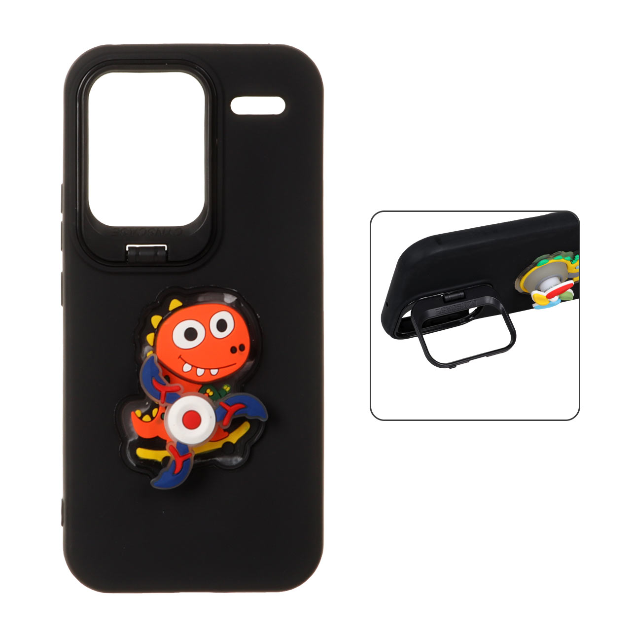 قاب Case Pro عروسک فرفره ای لنز استندشو Xiaomi Redmi Note 13 Pro Plus 5G