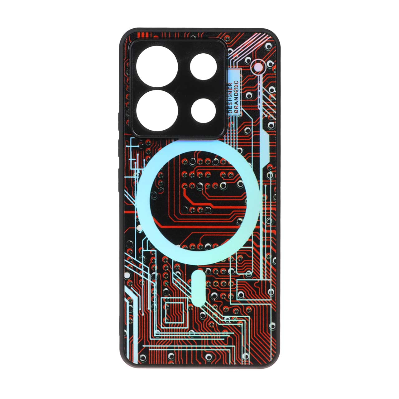 قاب طرح تکنولوژی آینه ای هفت رنگ Xiaomi Redmi Note 13 Pro 5G / Poco X6 5G