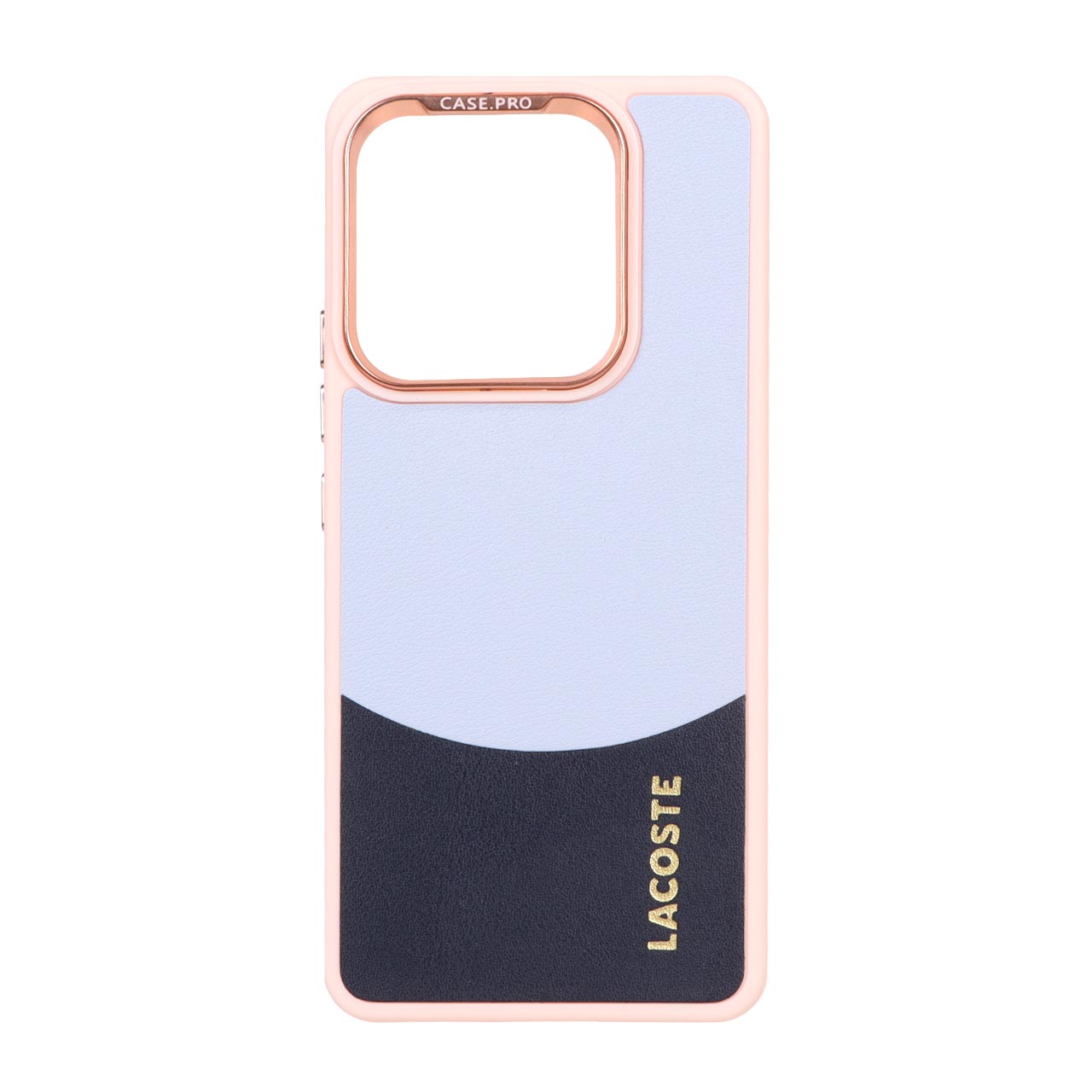 قاب Case Pro چرمی دو رنگ Xiaomi Redmi Note 13 Pro 4G / Poco M6 Pro 4G - گلبهی یاسی