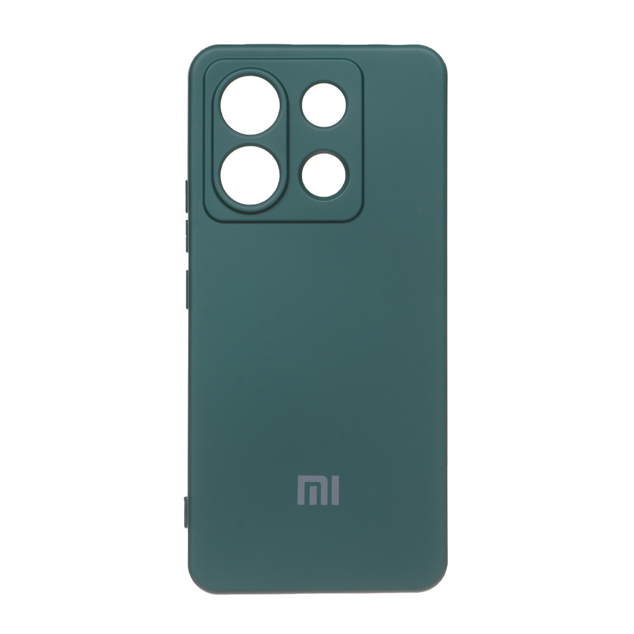 قاب سیلیکونی High-Copy لوگودار Xiaomi Redmi Note 13 Pro 5G / Poco X6 5G - سبز