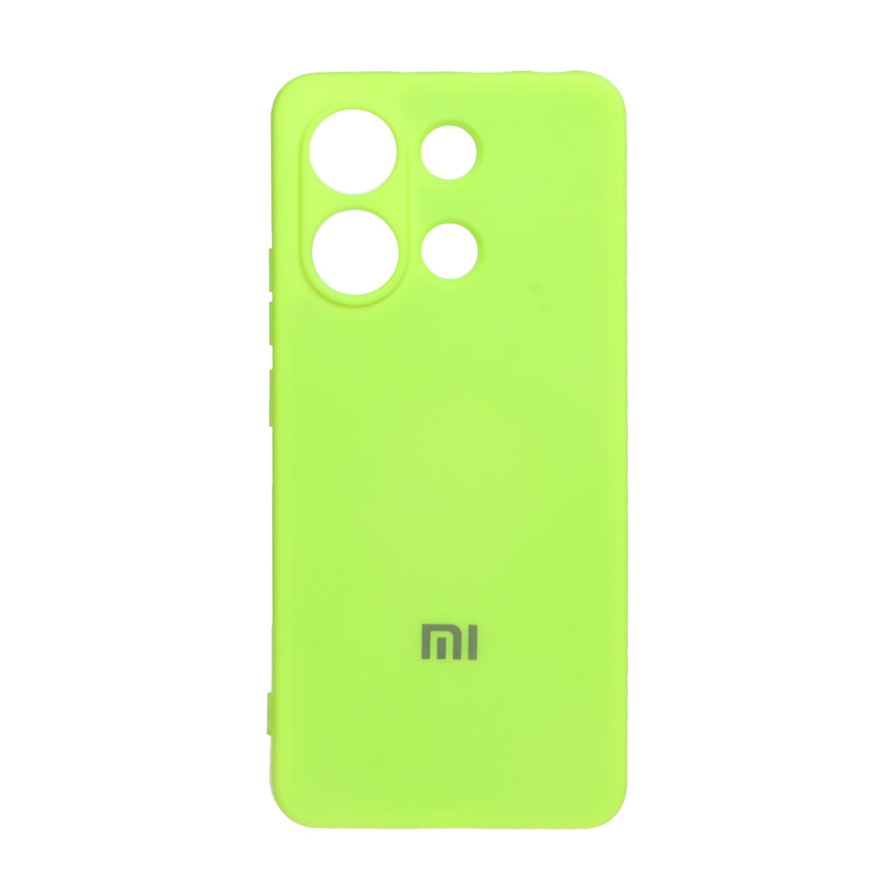 قاب سیلیکونی High-Copy لوگودار Xiaomi Redmi Note 13 4G - فسفری