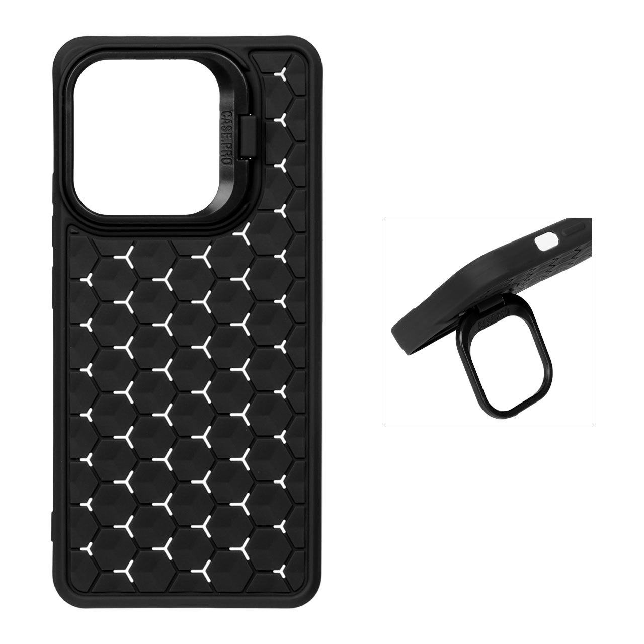 قاب Case Pro محافظ لنز استند شو Cellolar Cooling مدل Xiaomi Redmi Note 13 4G - مشکی