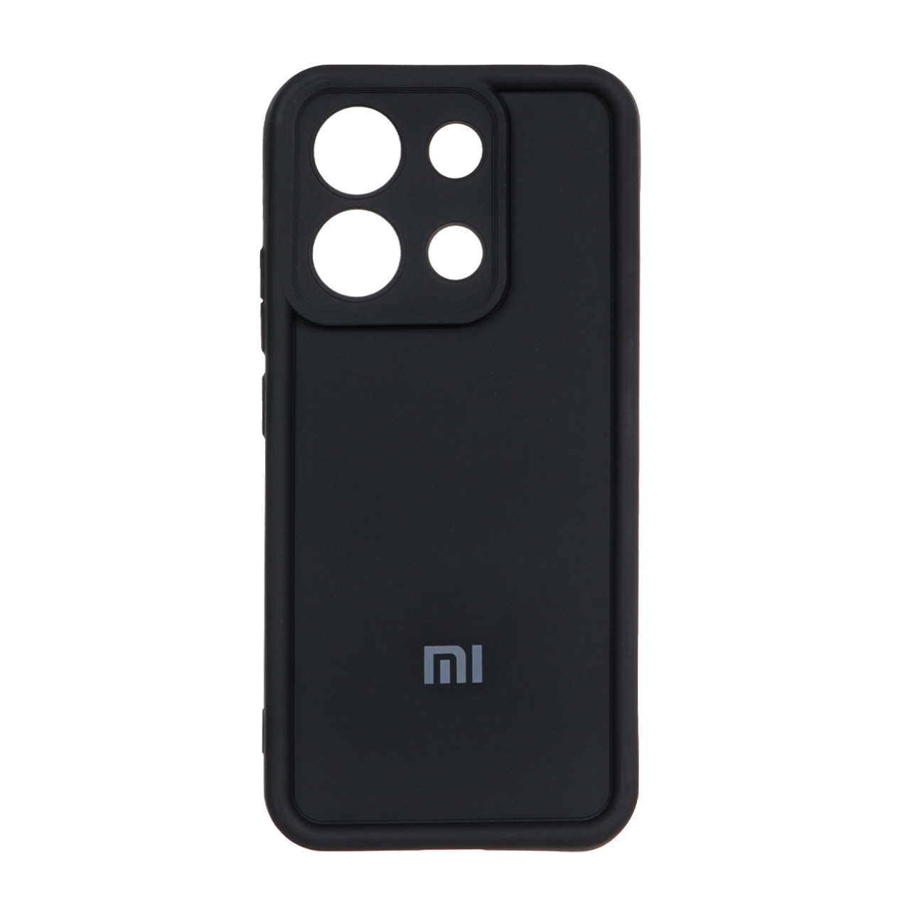 قاب Solid Case لوگودار Xiaomi Redmi Note 13 4G - مشکی