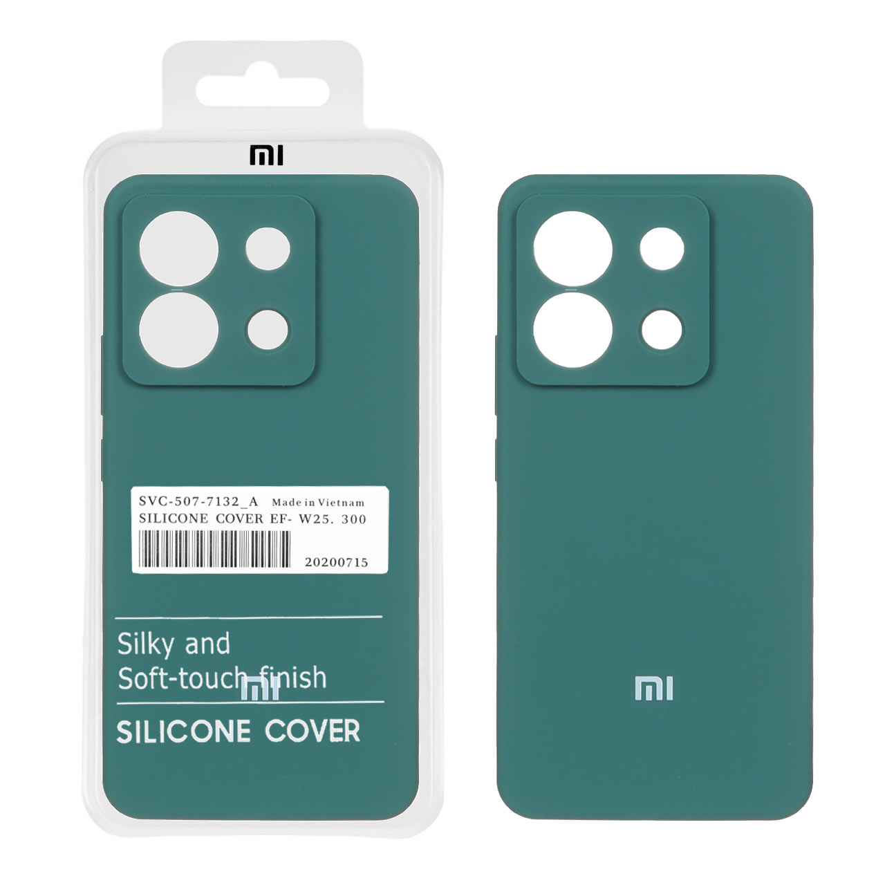 قاب سیلیکونی پاک کنی اورجینال درجه یک Xiaomi Redmi Note 13 Pro 5G / Poco X6 5G