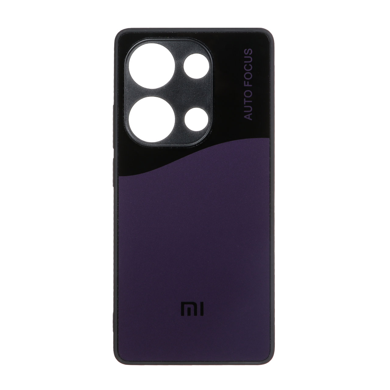 قاب محافظ لنزدار PVD دو رنگ Xiaomi Redmi Note 13 Pro 4G / Poco M6 Pro 4G - بادمجانی