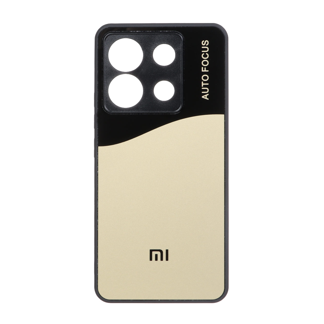 قاب محافظ لنزدار PVD دو رنگ Xiaomi Redmi Note 13 Pro 5G / Poco X6 5G - طلایی