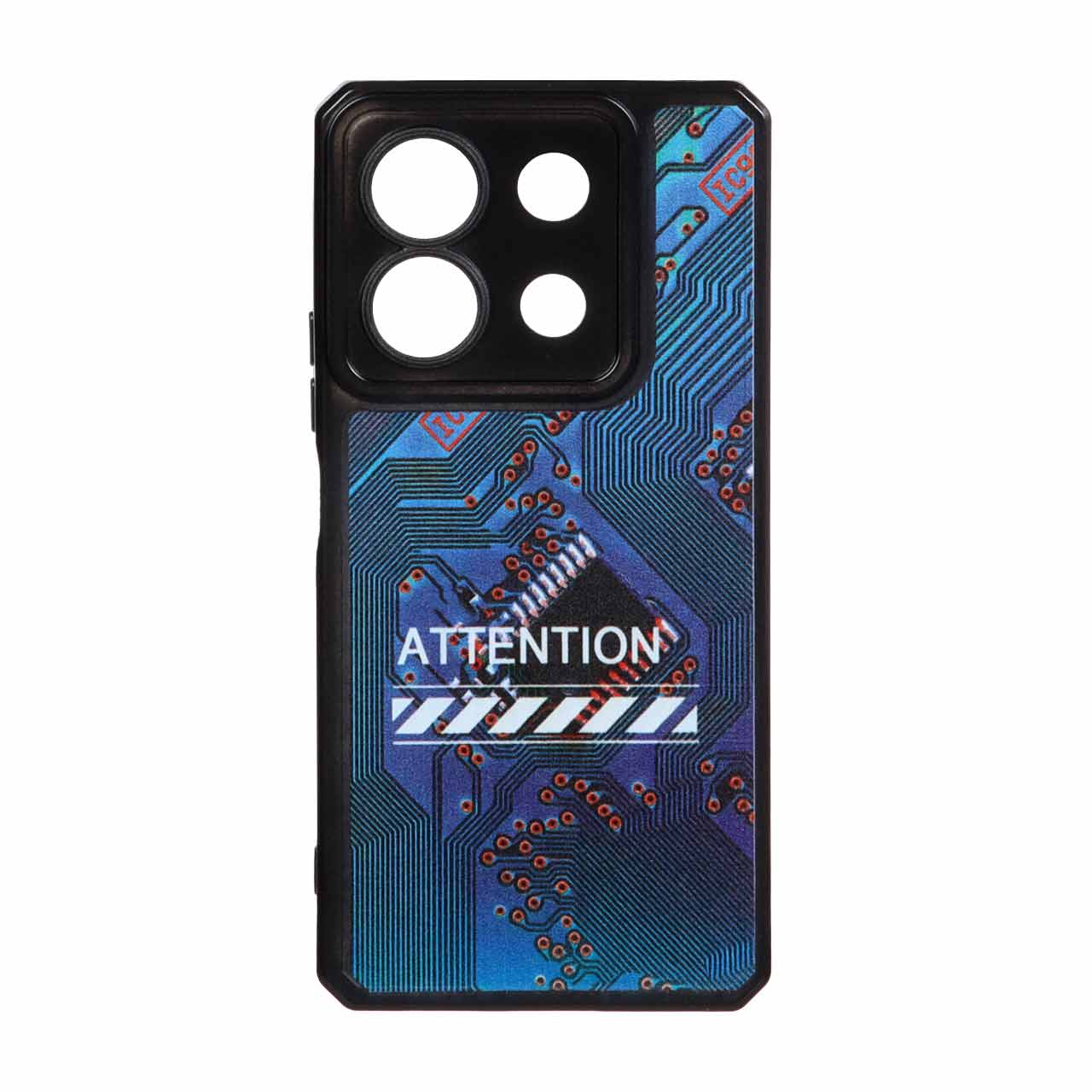 قاب طرح الکترونیک محافظ لنزدار Xiaomi Redmi Note 13 Pro 5G / Poco X6 5G